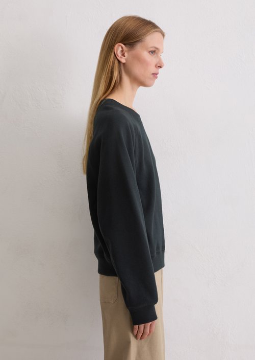 Relaxed sweatshirt — Deep Night Blue