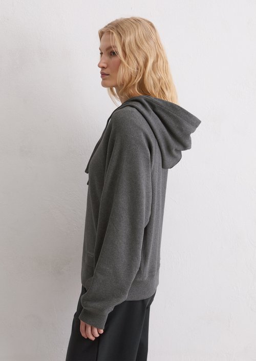Hoodie regular — Warm Granite Melange