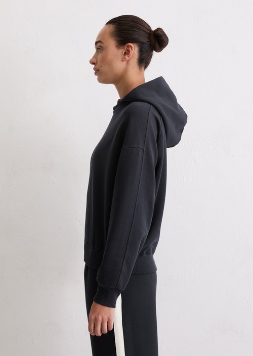 Logo hooded sweatshirt relaxed — Deep Night Blue