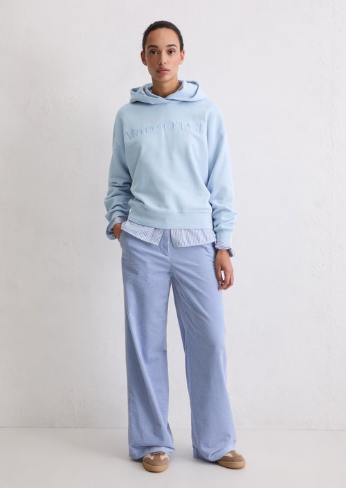 Logo hooded sweatshirt relaxed — Soft Sea