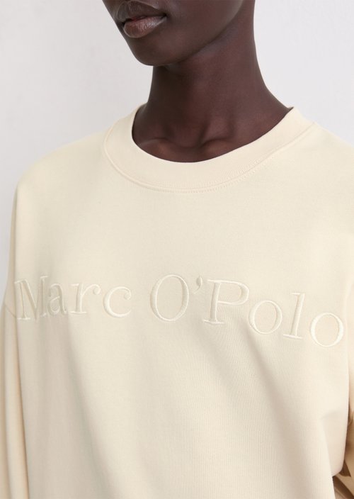 Logo sweatshirt relaxed — Raw Cream