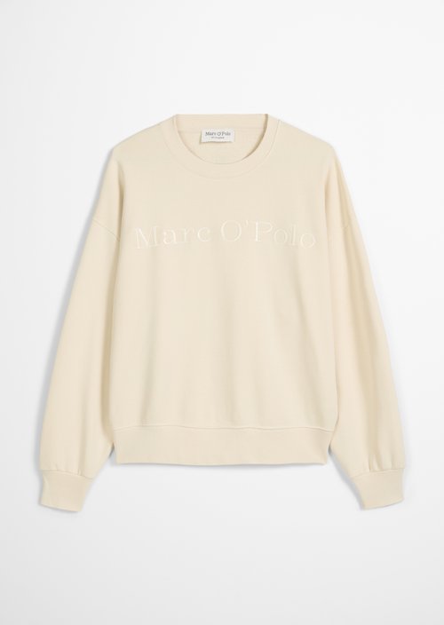 Logo sweatshirt relaxed — Raw Cream
