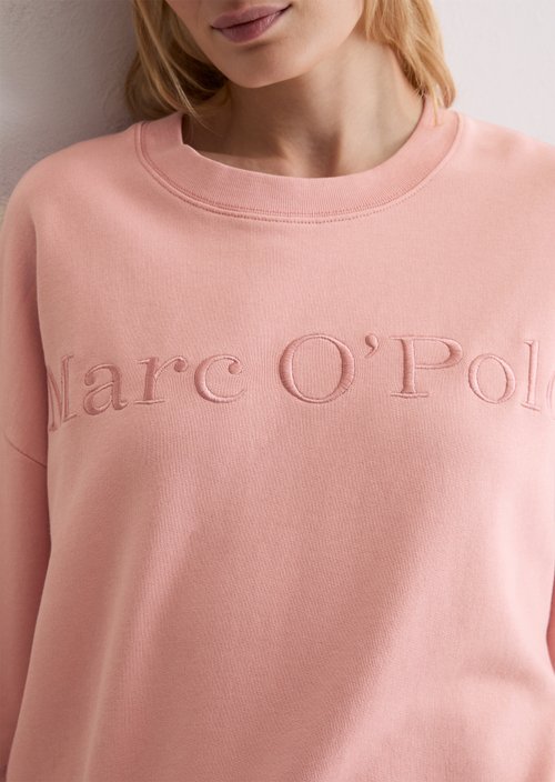 Logo sweatshirt relaxed — Natural Rose