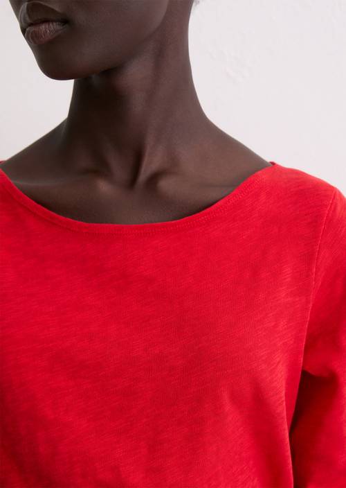 U-Boot-Longsleeve regular Bright Red in Detailansicht