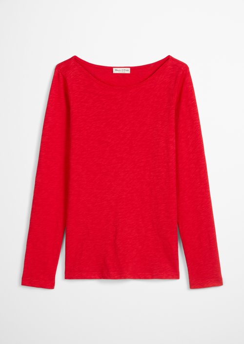 U-boat longsleeve regular — Bright Red