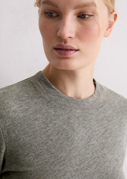 DfC Longsleeve regular — Warm Granite Melange