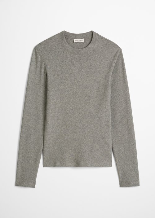 DfC Longsleeve regular — Warm Granite Melange