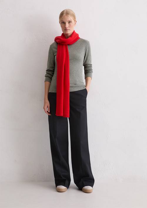 DfC Longsleeve regular Warm Granite Melange in front view