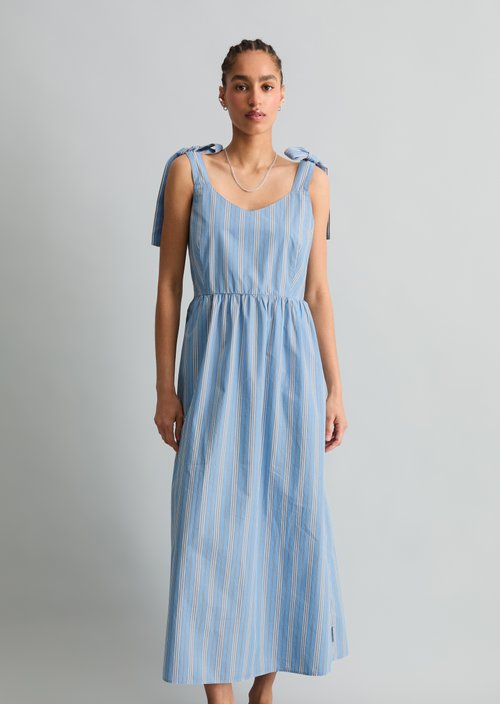 Striped dress Shaped — Light Blue