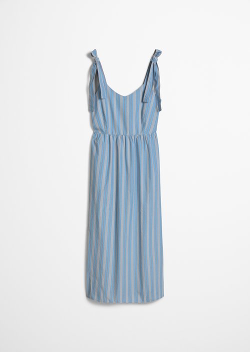 Striped dress Shaped — Light Blue