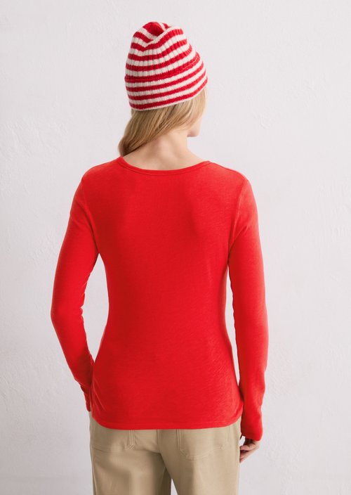 Logo longsleeve regular — Bright Red
