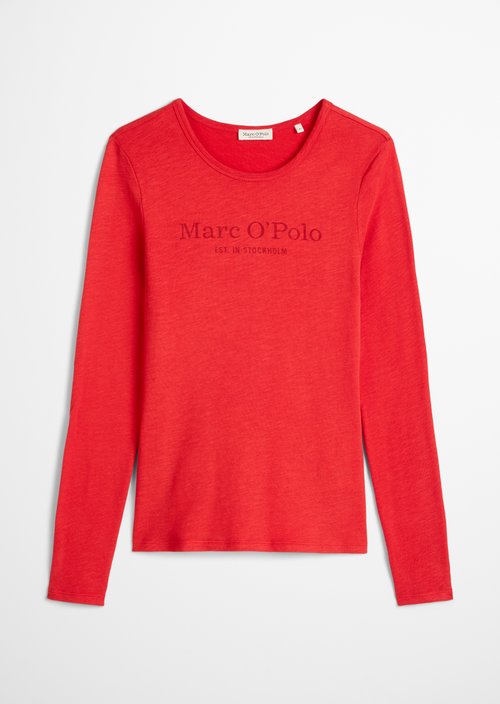 Logo longsleeve regular — Bright Red