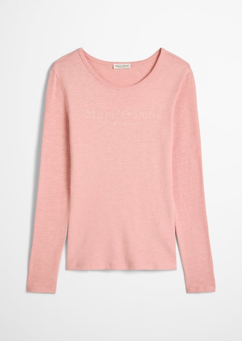 Logo longsleeve regular — Natural Rose