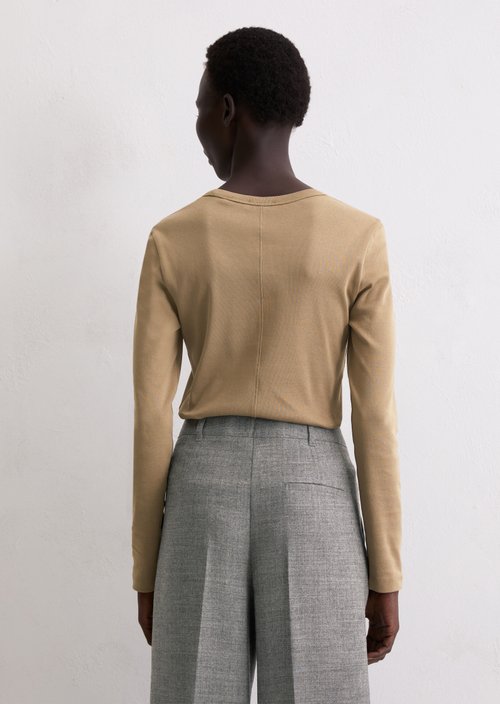 Longsleeve regular — Soft Mocca
