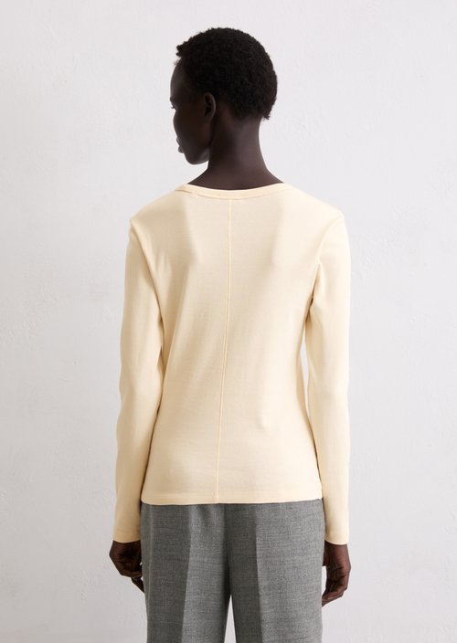 Longsleeve regular — Raw Cream