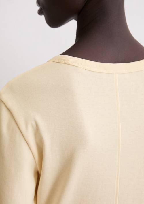 Longsleeve regular Raw Cream in detail view