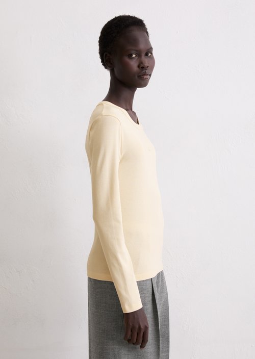 Longsleeve regular — Raw Cream
