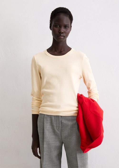 Longsleeve regular — Raw Cream