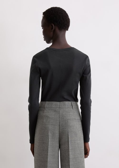 Longsleeve regular — Deep Night Blue