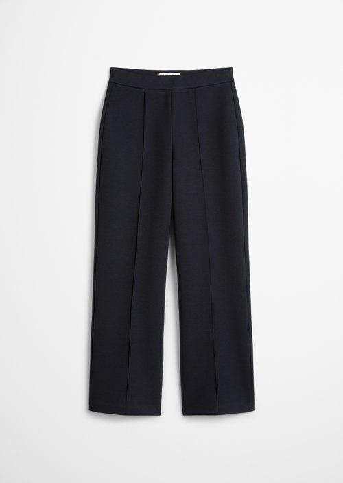 Relaxed jersey pants — Deep Night Blue