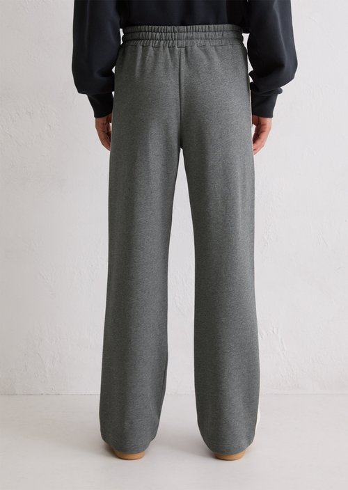 Relaxed sweatpants — Warm Granite Melange