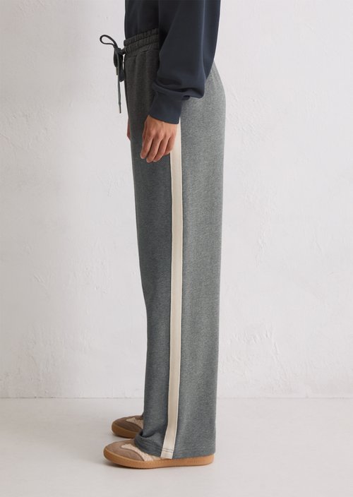 Relaxed sweatpants — Warm Granite Melange