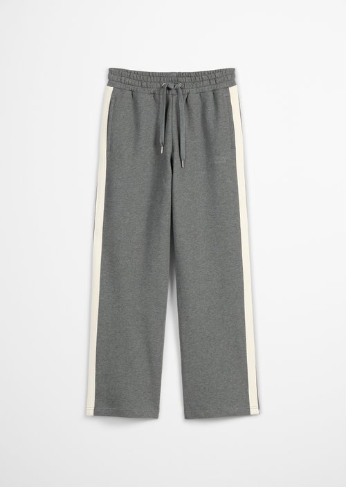 Relaxed sweatpants — Warm Granite Melange
