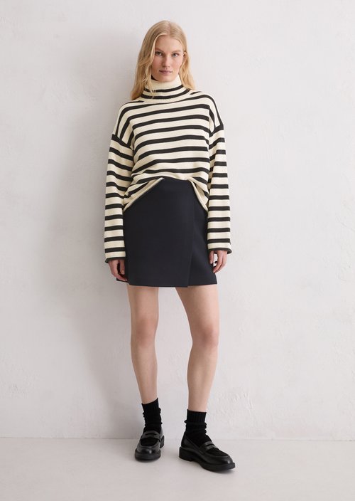 Jersey mini skirt regular — Deep Night Blue