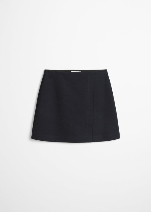Jersey mini skirt regular — Deep Night Blue