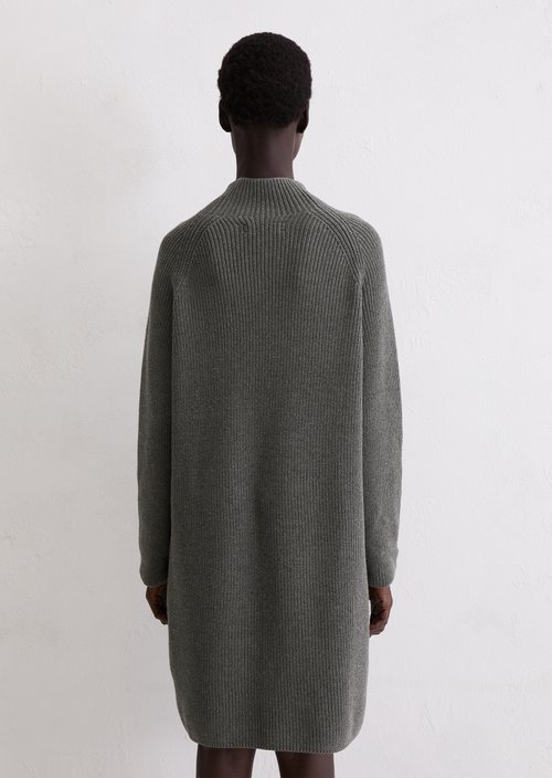 DfC knitted dress loose — Warm Granite Melange