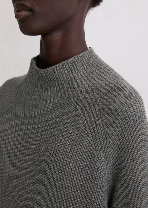 DfC knitted dress loose — Warm Granite Melange