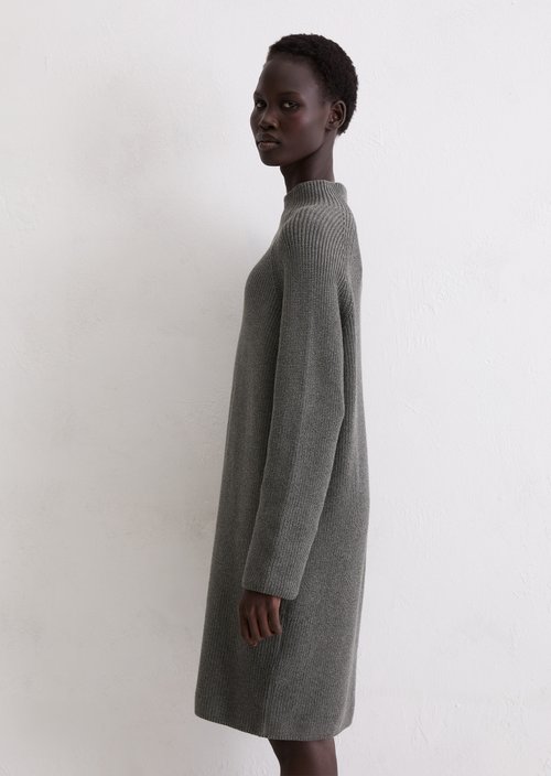 DfC knitted dress loose — Warm Granite Melange