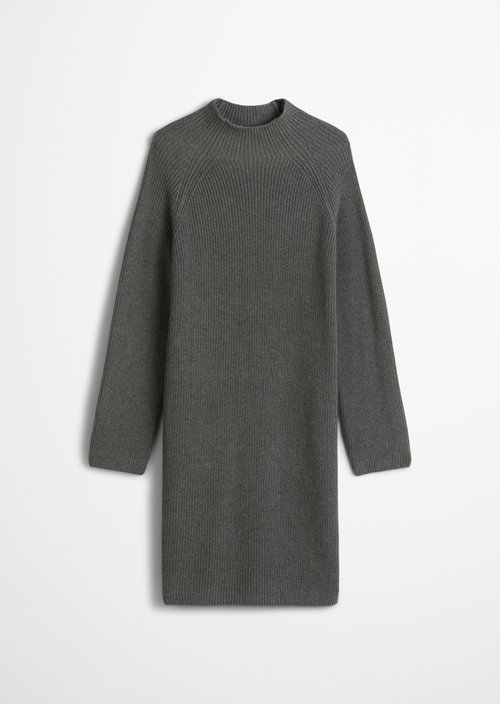 DfC knitted dress loose — Warm Granite Melange
