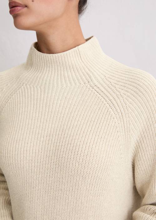 DfC Strickkleid loose Sandy Melange in Detailansicht