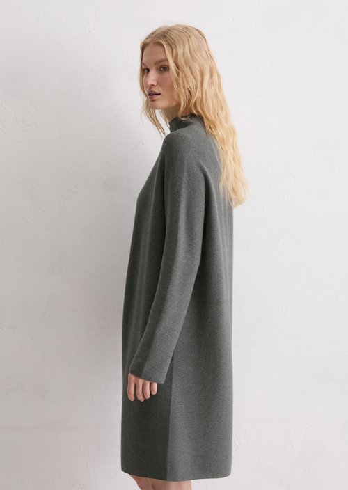 Seamless knit dress loose — Warm Granite Melange