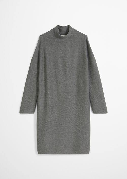 Seamless knit dress loose — Warm Granite Melange