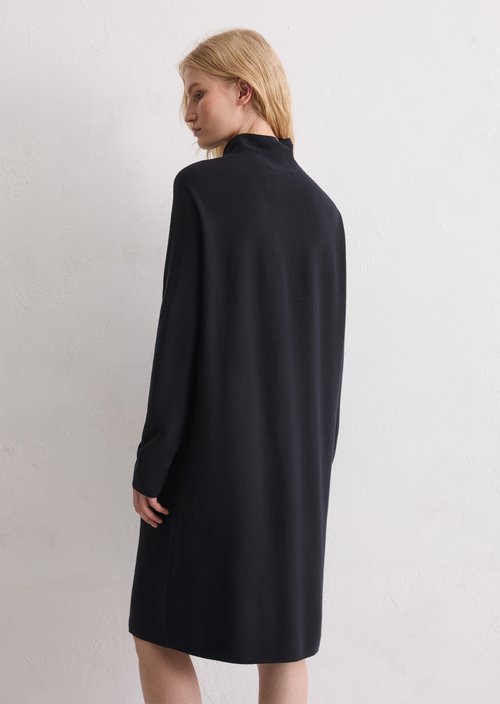 Seamless knit dress loose — Deep Night Blue
