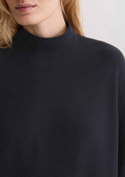 Seamless knit dress loose — Deep Night Blue