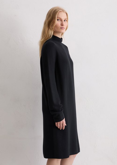 Seamless knit dress loose — Deep Night Blue