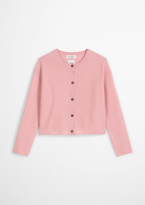 Regular cashmere cardigan — Natural Rose