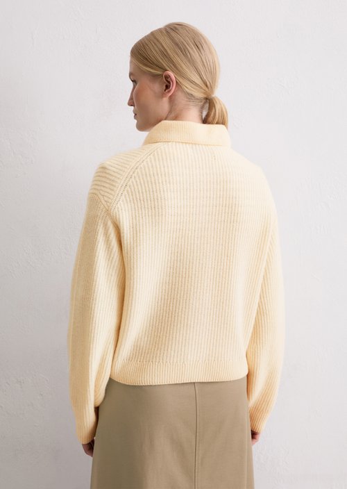 Relaxed cardigan — Raw Cream