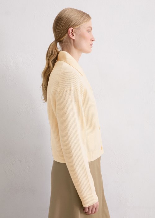 Relaxed cardigan — Raw Cream