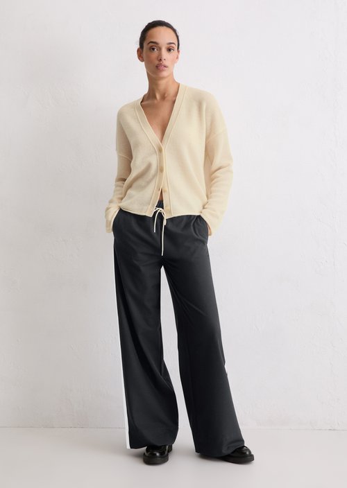 Cardigan oversized — Raw Cream