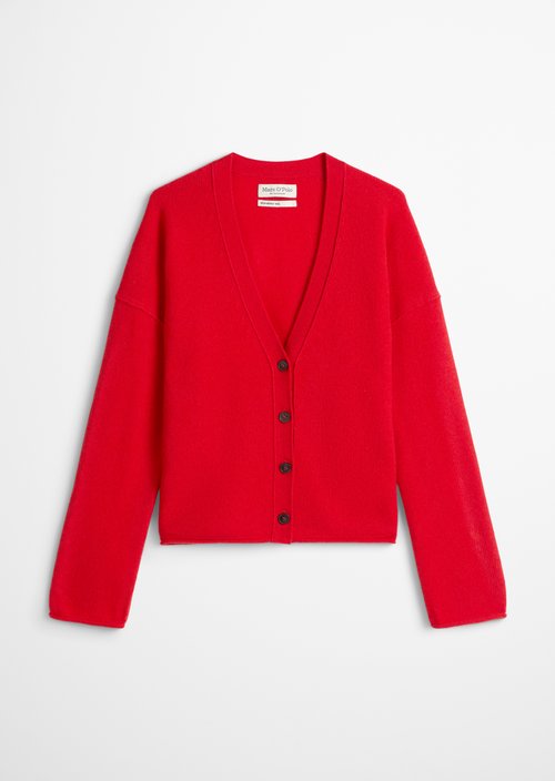 Cardigan oversized — Bright Red