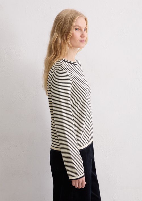 Striped sweater regular — Offwhite