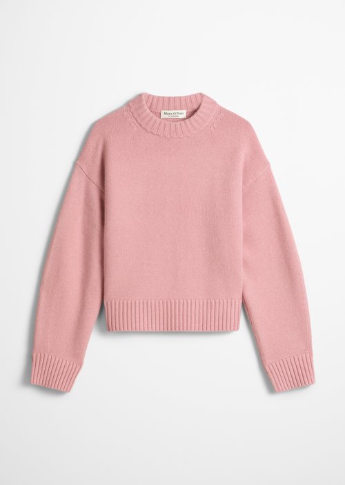 Cashmere sweater regular — Natural Rose