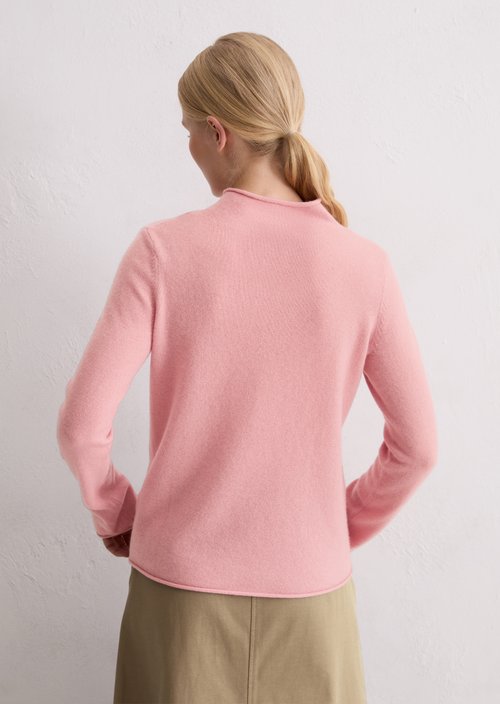 Cashmere sweater regular — Natural Rose