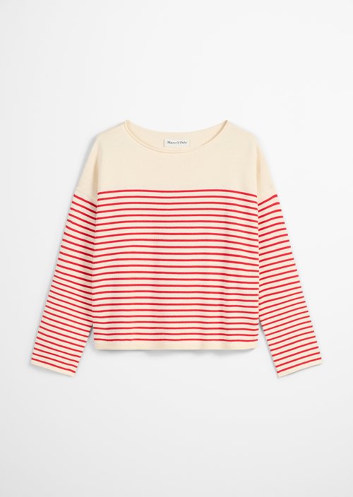 Striped sweater loose — Offwhite
