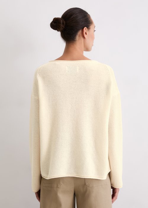 Oversized sweater — Raw Cream