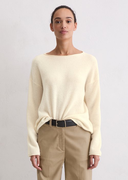 Oversized sweater — Raw Cream